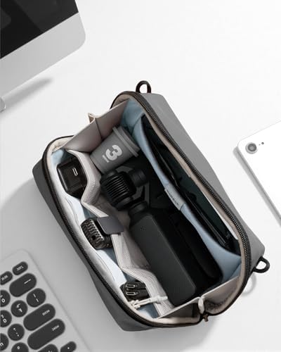 413myhklkql. ac .jpg Portabler Kabeltasche Inateck, Spritzwassergeschützte Organisator für Elektronik, Reisezubehör, Kabel, Power Banks, Hubs