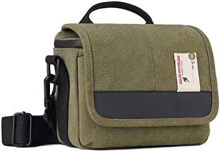 Besfoto Kameratasche SLR spiegellose Kamera wasserdichte Tasche Outdoor Fotografie Militärgrün
