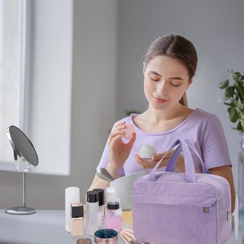 414hyb1oegl. ac .jpg LOIDOU Kulturtasche Damen zum Aufhängen - Große Kosmetiktasche, klein Reise Make-up Taschen Waschtasche für Frauen