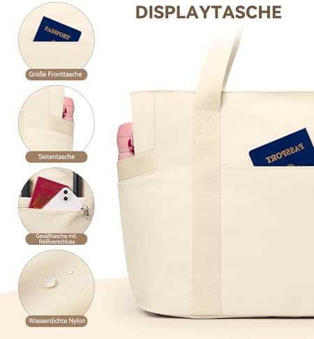 414koex7rl. ac .jpg KALIDI FANCY FOREST Groß Mit 15,6 Zoll Laptopfach Handtasche FüR Arbeit Uni Reisen