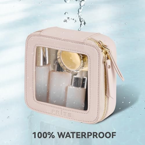 414zstldpzl. ac .jpg Prite Transparent Kosmetiktasche Durchsichtig Kulturtasche Damen Reise Organizer Wasserdicht Auto Organizer