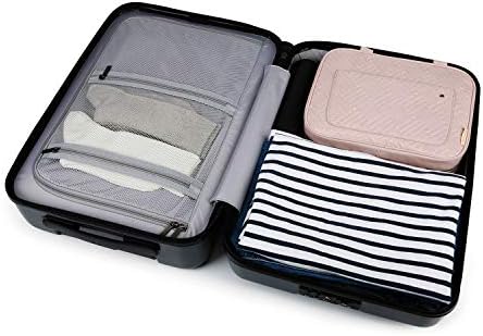 415ezaxzdhl. ac 1.jpg BagSmart Kulturbeutel Damen, Kulturtasche zum Aufhängen, Transparent für Makeup und Toilettenartikel, ideal für Reisen