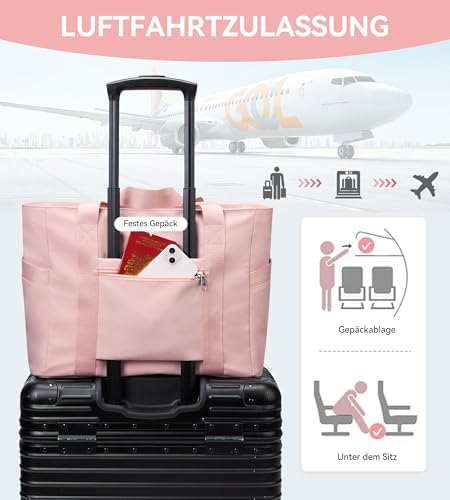 416c2hau5ll. ac .jpg KALIDI FANCY FOREST Groß Mit 15,6 Zoll Laptopfach Handtasche FüR Arbeit Uni Reisen