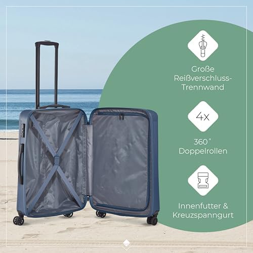 416q7ika8jl. ac .jpg Travelite Beautycase Hartschale Handgepäck, 36 cm, 17 Liter - Kosmetikkoffer mit Organizer- und Aufsteckfunktion für Rei