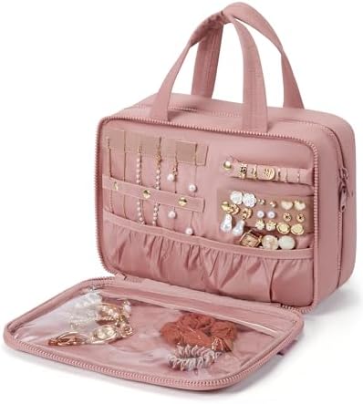 416ebkep7zl. ac 1.jpg Bagsmart Großkulturtasche für Damen zum Aufhängen | Bagsmart Reisepuffer Kosmetiktasche Dame | Bagsmart Schmuck Organiz