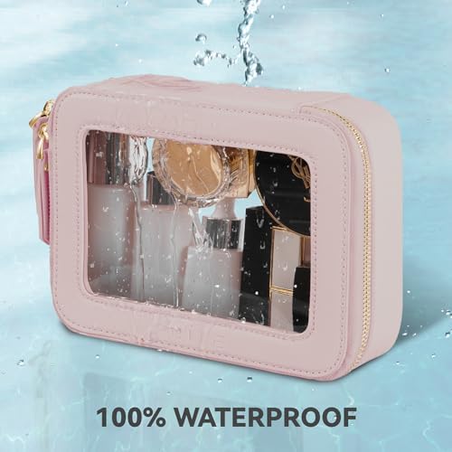 416lspihlol. ac .jpg Prite Transparent Kosmetiktasche Durchsichtig Kulturtasche Damen Reise Organizer Wasserdicht Auto Organizer