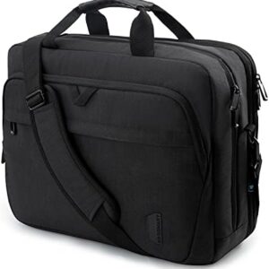 Bagsmart 17,3-Zoll-Laptoptasche, Arbeitstasche für Herren und Damen, Geschäftsreisen im Büro, Abschließbar, erweiterbare