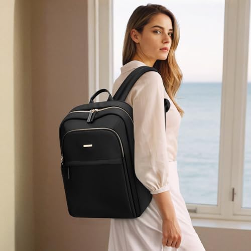 416teqdsual. ac .jpg GOLF QUALITY Damen Schultasche Laptop Rucksack 14 Zoll für Schule und Arbeit mit>Notebookfach 11.3 L Reisegeeignet