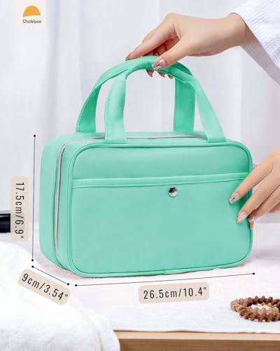 4172pff00yl. ac .jpg Chakipee Wasserdichte Reisekulturbeutel zum Aufhängen für Damen – Leichte Waschtasche mit Klarfenster, Ideal für Make-up