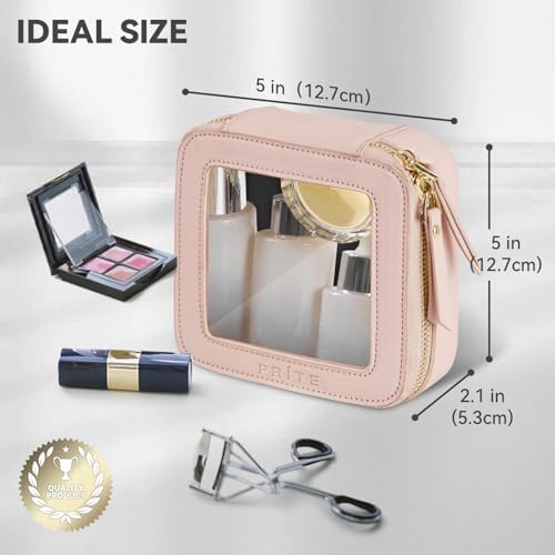 417omtdgf5l. ac .jpg Prite Transparent Kosmetiktasche Durchsichtig Kulturtasche Damen Reise Organizer Wasserdicht Auto Organizer