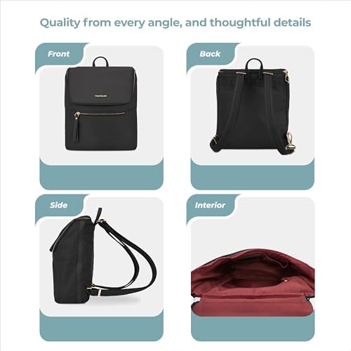 417y5xhsnkl. ac .jpg Travelon Unisex Anti-Diebstahl Addison Rucksack - Robust für Alle im Outdoor-Bereich mit anti-Raubfunktion und praktisch