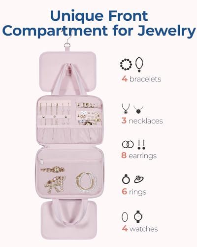 4185ic6wpql. ac 1.jpg Bagsmart Großkulturtasche für Damen zum Aufhängen | Bagsmart Reisepuffer Kosmetiktasche Dame | Bagsmart Schmuck Organiz