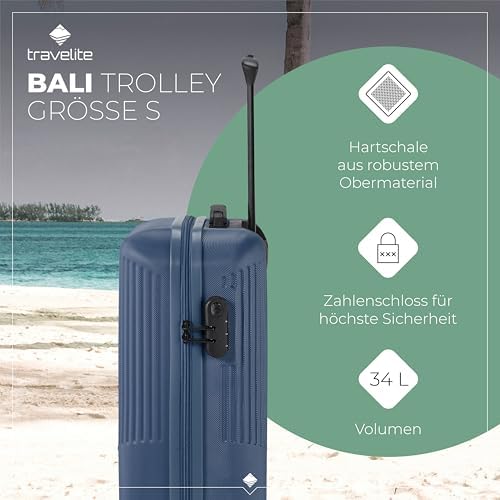 418cpzzal0l. ac .jpg Travelite Beautycase Hartschale Handgepäck, 36 cm, 17 Liter - Kosmetikkoffer mit Organizer- und Aufsteckfunktion für Rei