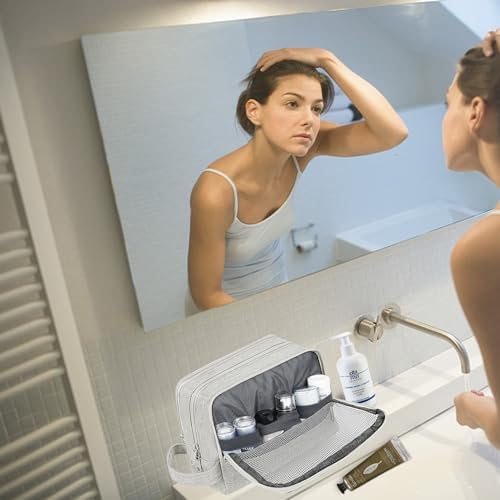 418ylj9cntl. ac .jpg WANDF Kulturbeutel Damen Reise Kulturbeutel Toilettenorganizer Kulturbeutel Kosmetiktasche