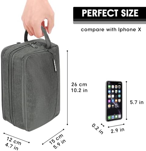 418cveuxwil. ac .jpg WANDF Kulturbeutel Damen Reise Kulturbeutel Toilettenorganizer Kulturbeutel Kosmetiktasche