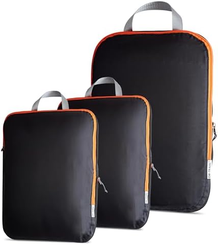 418glgw9chl. ac .jpg OW-Travel Koffer Kompression Packwürfel für Reiseurlaub und Business Reisen. 4stückiger Koffer Organizer. Reisetasche Ko