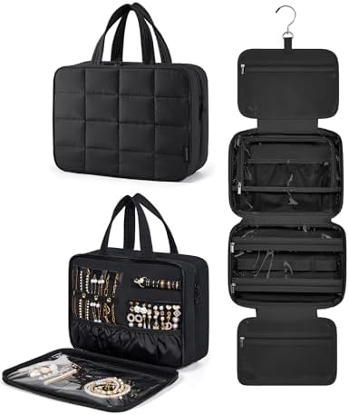 419m6loabpl. ac 1.jpg Bagsmart Großkulturtasche für Damen zum Aufhängen | Bagsmart Reisepuffer Kosmetiktasche Dame | Bagsmart Schmuck Organiz