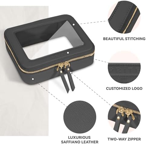 419ak9ootxl. ac .jpg Prite Transparent Kosmetiktasche Durchsichtig Kulturtasche Damen Reise Organizer Wasserdicht Auto Organizer