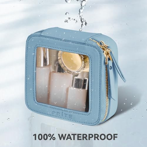 41avxiklb3l. ac .jpg Prite Transparent Kosmetiktasche Durchsichtig Kulturtasche Damen Reise Organizer Wasserdicht Auto Organizer