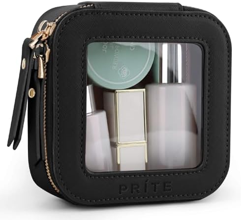 41b0zscfil. ac .jpg Prite Transparent Kosmetiktasche Durchsichtig Kulturtasche Damen Reise Organizer Wasserdicht Auto Organizer