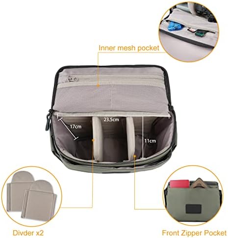 41btqtdt8kl. ac .jpg Besfoto Kameratasche SLR spiegellose Kamera wasserdichte Tasche Outdoor Fotografie Militärgrün