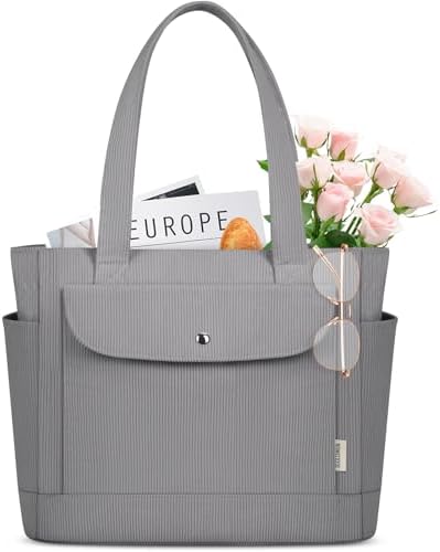 41blxgwkdkl. ac .jpg IGOLUMON Handtaschen Damen mit Reißverschluss und Magnetischer Druckknopf für Arbeit und Reisen - Große Tasche zum Trage