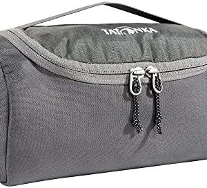 Tatonka Care Barrel Kulturbeutel zum Aufhängen mit Spiegel und Fächern für die ganze Familie beim Zuhausearbeiten