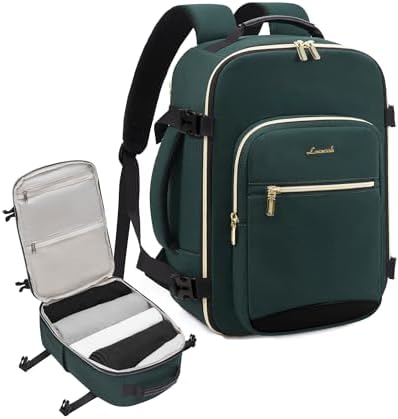 41cheqqiiil. ac .jpg LOVEVOOK Ryanair Handgepäck für Damen Herren | Carry On Tasche 40x30x20cm | Eurowings Wizz Cabine Richtung | Laptop Komp