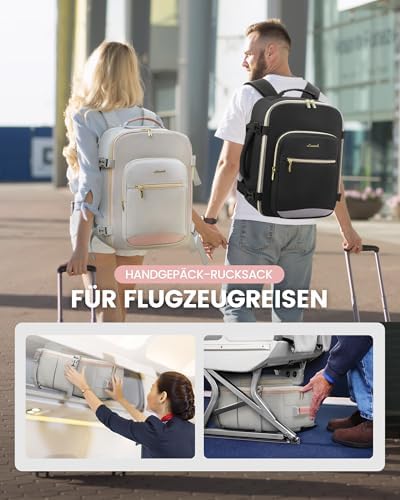 41detrckmkl. ac .jpg LOVEVOOK Ryanair Handgepäck für Damen Herren | Carry On Tasche 40x30x20cm | Eurowings Wizz Cabine Richtung | Laptop Komp