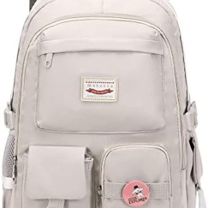 Makukke Anti-Theft Rucksäcke Damen Schulrucksack Cute Anime Bookbag Frauen Casual Daypack für Universität Reisen Freizei