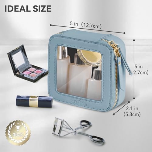 41fvvijmql. ac .jpg Prite Transparent Kosmetiktasche Durchsichtig Kulturtasche Damen Reise Organizer Wasserdicht Auto Organizer