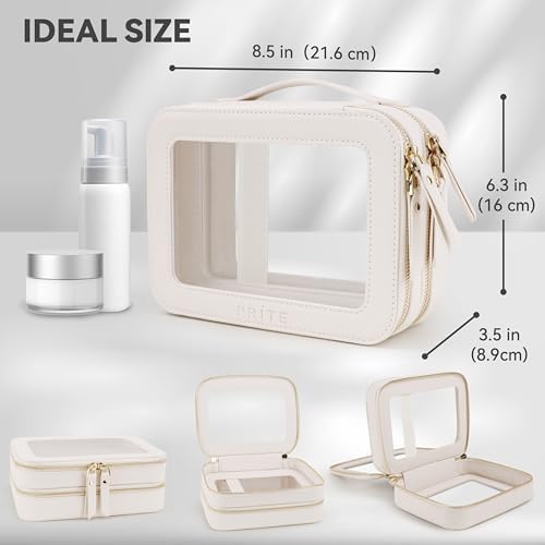 41g5hhc5j2l. ac .jpg Prite Transparent Kosmetiktasche Durchsichtig Kulturtasche Damen Reise Organizer Wasserdicht Auto Organizer