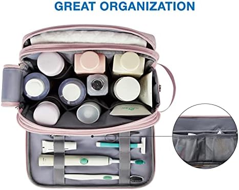 41gdugy2w0s. ac 1.jpg Bagsmart Wasserkräfte widerstehende Reisekulturtasche für Männer