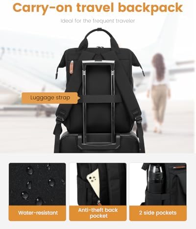 41gynpfmngl. ac .jpg LOVEVOOK Damen Wasserdicht Schulrucksack Schwarzujetzt shoppen! OEKO-TEX STANDARD 100