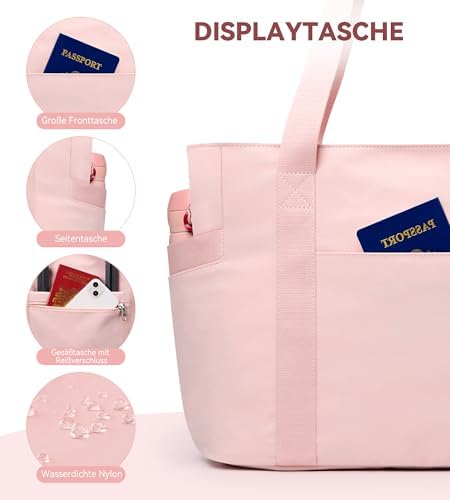 41gyxang4wl. ac .jpg KALIDI FANCY FOREST Groß Mit 15,6 Zoll Laptopfach Handtasche FüR Arbeit Uni Reisen