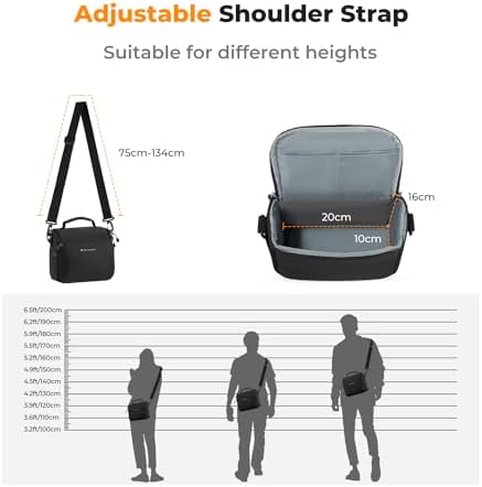 41gbbjx2zpl. ac .jpg K&F CONCEPT Kamera-Rucksack Kameratasche Geeignet für den täglichen Gebrauch | Global Recycled Standard | Fotografen