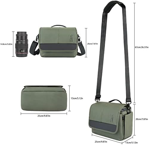 41gh nwik3l. ac .jpg Besfoto Kameratasche SLR spiegellose Kamera wasserdichte Tasche Outdoor Fotografie Militärgrün