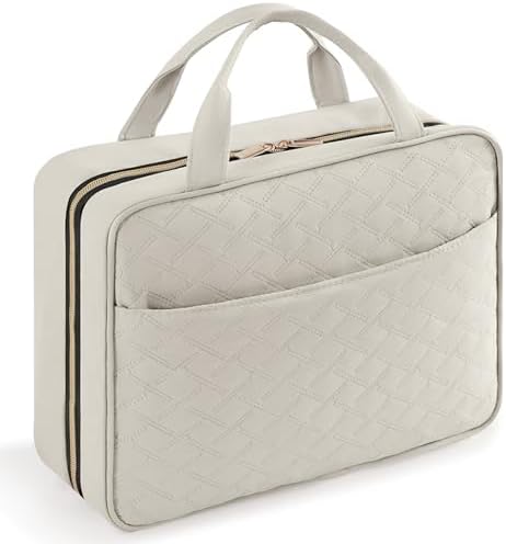 41guo1k029l. ac .jpg Lifewit Reise Kulturbeutel Damen zum Aufhängen mit Organizer Funktion Groß Pink Recycled Claim Standard 100