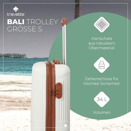 41gyia3nepl. ac .jpg Travelite Beautycase Hartschale Handgepäck, 36 cm, 17 Liter - Kosmetikkoffer mit Organizer- und Aufsteckfunktion für Rei