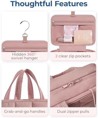 41hmpejjkfl. ac 1.jpg Bagsmart Großkulturtasche für Damen zum Aufhängen | Bagsmart Reisepuffer Kosmetiktasche Dame | Bagsmart Schmuck Organiz