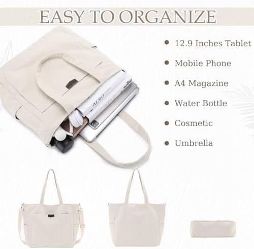 41jq1zpnirl. ac .jpg Chase Chic Cord Tasche Große Shopper Tasche Damen Laptoptasche Handtasche für Arbeit und Schule mit Riemen