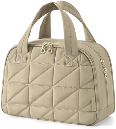 41k4bamicgl. ac .jpg Bagsmart Kulturtasche Damen, große Reise Kulturbeutel, bauschige Kosmetiktasche, Reisetasche für Makeup Bag und Kosmetik