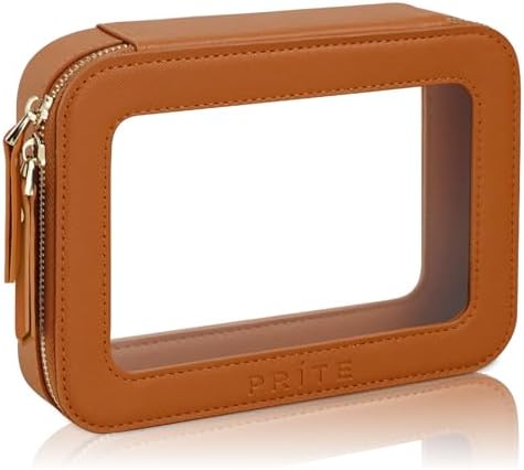 41k8qatytil. ac .jpg Prite Transparent Kosmetiktasche Durchsichtig Kulturtasche Damen Reise Organizer Wasserdicht Auto Organizer