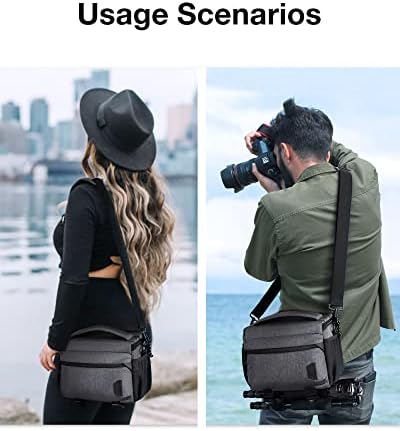 41kwspp1xyl. ac .jpg Bagsmart SLR DSLR Kameratasche Wasserdicht für Spiegelreflexkamera mit Regenhülle