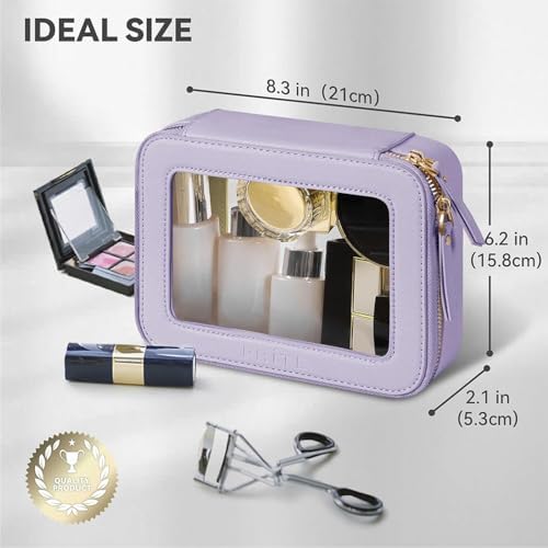 41kmu33gwpl. ac .jpg Prite Transparent Kosmetiktasche Durchsichtig Kulturtasche Damen Reise Organizer Wasserdicht Auto Organizer