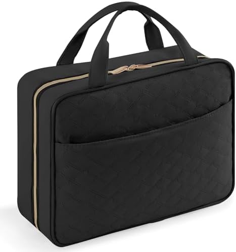 41l5vrkowl. ac .jpg Lifewit Reise Kulturbeutel Damen zum Aufhängen mit Organizer Funktion Groß Pink Recycled Claim Standard 100