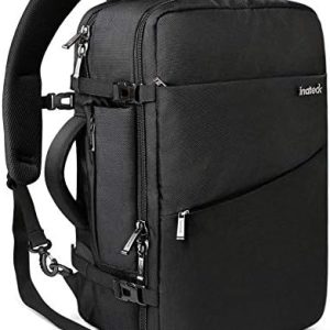 Inateck Handgepäck Reiserucksack 40L 15,6-17 Zoll Laptop Kabinenausweis Flug Rucksack für Weekender