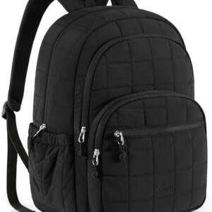 Bagsmart Laptop Rucksack für Frauen Schwarz Reiserucksack Schulrucksack Teenager