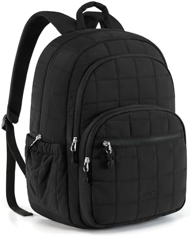 41lgxbud44l. ac 1.jpg Bagsmart Laptop Rucksack für Frauen Schwarz Reiserucksack Schulrucksack Teenager