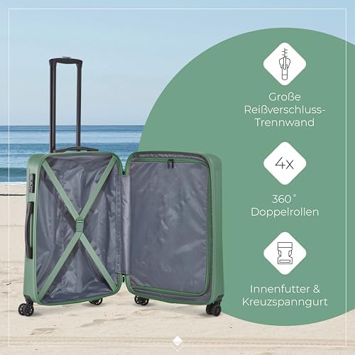 41lucego02l. ac .jpg Travelite Beautycase Hartschale Handgepäck, 36 cm, 17 Liter - Kosmetikkoffer mit Organizer- und Aufsteckfunktion für Rei